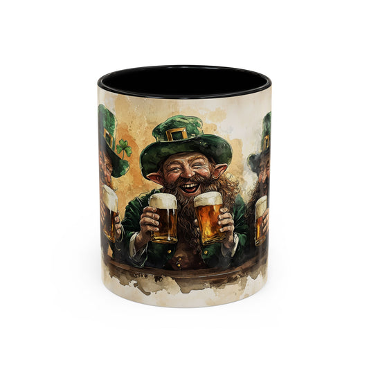 Kaffeetasse, lustige irische Kobolde, St. Patrick's Day, Pub, lustiges Getränk, Geschenk