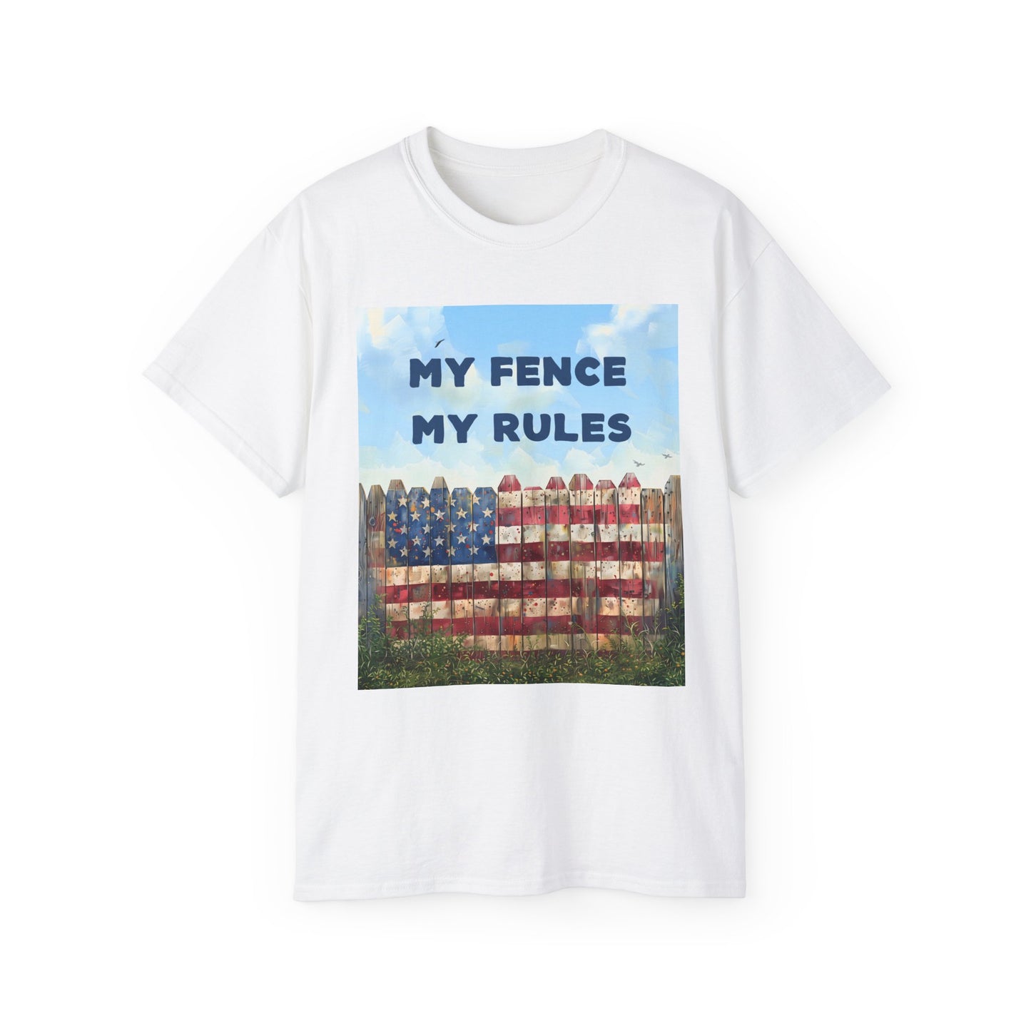 Patriotisches US-T-Shirt, T-Shirt mit amerikanischer Flagge, Shirt zum 4. Juli, Oberteil zum Unabhängigkeitstag
