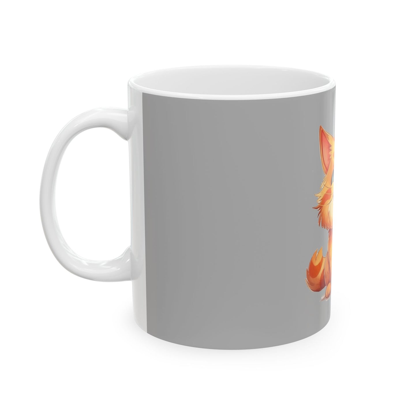 Niedliche, lächelnde Kätzchen-Keramiktasse, 312 ml